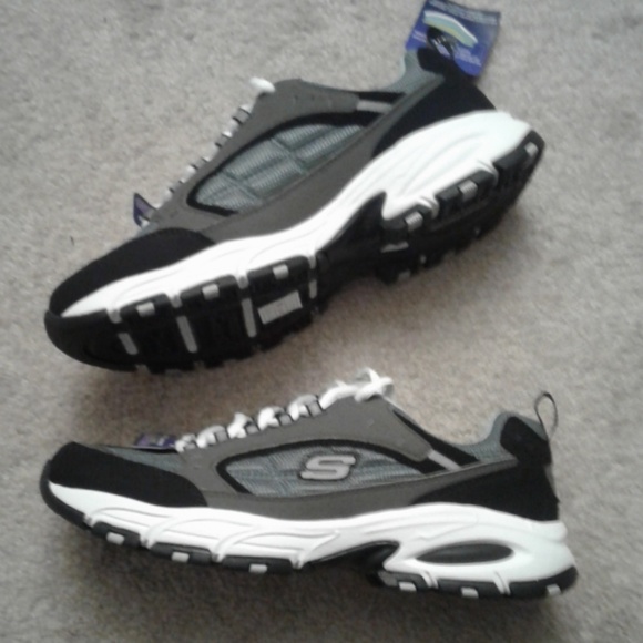 skechers burst air cooled memory foam mens